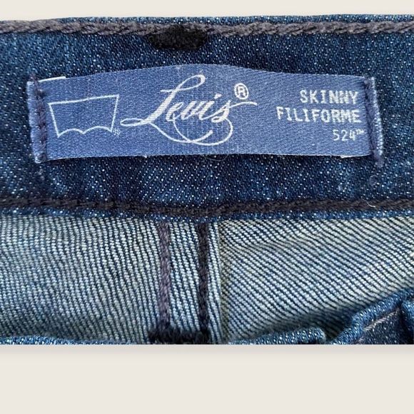 NWT Levi’s 524 Skinny Jeans Dark Wash Size 7 - Picture 4 of 8